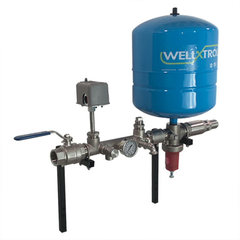 Stainless Steel Cycle Stop Valve Constant Pressure System with WX-102 Pressure Tank - 1 1/4"