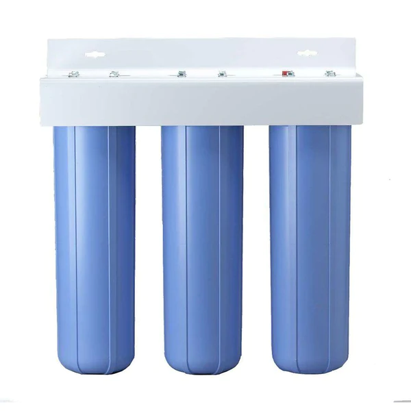 Pura BBFS Series Triple 20" Housing Filtration System with 1" NPT Inlet/Outlet